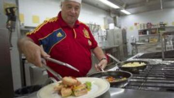 Javier Arbizu, cocinero de la Selección.