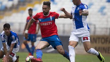 Futbol, Antofagasta vs Universidad Catolica
Campeonato de transición 2017.
Jose Luis Munoz jugador de Universidad Catolica en acción durante el partido contra Antofagasta por primera división disputado en el estadio Bicentenario Ca