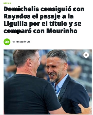 En Argentina señalan que Monterrey se “clasificó por la ventana”