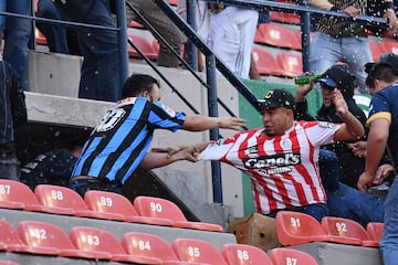 La violencia reaparece en el Atlético de San Luis vs Querétaro