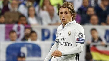 Parte médico de Modric: lesión condral en la rodilla izquierda