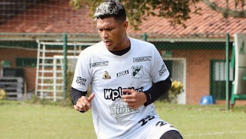 Teófilo Gutiérrez, en entrenamiento del Cali