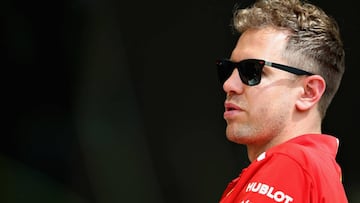 Sebastian Vettel en Bahrain.