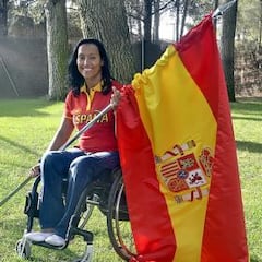La nadadora Teresa Perales, abanderada en Paralímpicos