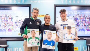 Presentación cromos Panini de Segunda.