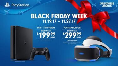 Black Friday: Sony anuncia sus ofertas para PS4 y PS VR