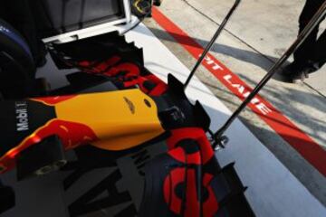Box del equipo Red Bull Racing.
