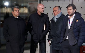 Joan Laporta, Jordi Cruyff, Rafael Yuste y Mateu Alemany.