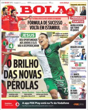 Portadas de la prensa deportiva