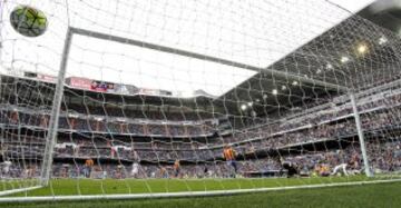 Cristiano anota el tercero para el Real Madrid.