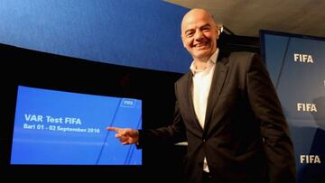 Infantino targets Fifa World Cup 2018 in Russia for video referees