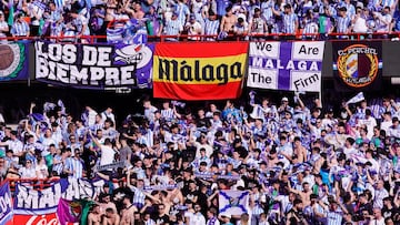 Afición del Málaga en Granada hace dos años.