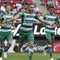 Santos derrotó a Chivas en la jornada 4 del Apertura 2018