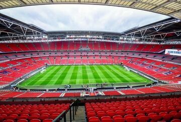 Este estadio diseñado por el arquitecto Norman Foster abrió sus puertas en 2007 para acoger a 90.000 espectadores. Fue una obra faraónica de más de 1.000 millones de euros y se proyectó para los Juegos Olímpicos de Londres en 2012. Ha acogido dos finales 