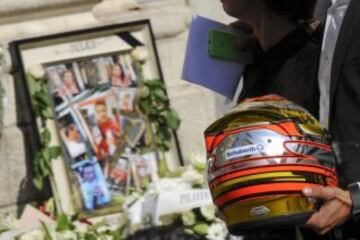 Funeral de Jules Bianchi en Niza.