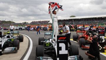 Lewis Hamilton gana el GP de Gran Bretaña en Silverstone (F1 2019).