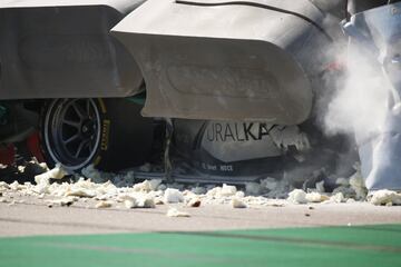 Las imágenes del accidente en Sochi que acabó con la carrera de F2