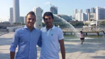 Rodrigo y Parejo, en Singapur.