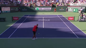 Hubo un segundo saque por abajo de Kyrgios que sí fue ace: así reaccionó Nadal a la 'provocación'