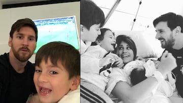 Messi no se pierde al Barça ya con su familia al completo