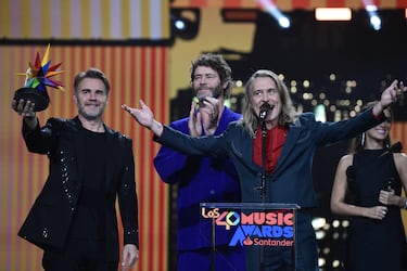 Turizo, Feid y Aitana, los triunfadores de Los40 Music Awards Santander