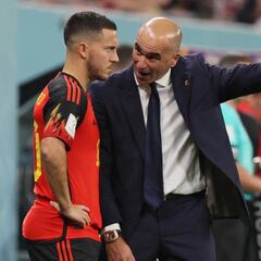Roberto Martínez: “No puedo controlar el hecho de que Hazard no juegue en su club”