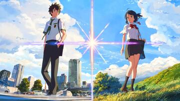 your name 8 de abril makoro shinkai peliculas anime animacion donde ver your name Taki y Mitsuha cometa la tierra fin del mundo hilo rojo explicacion final your name