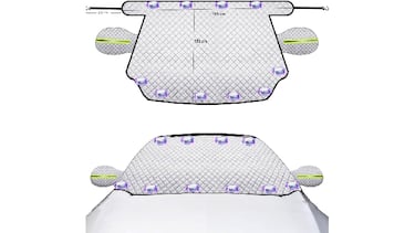 Así es el protector de parabrisas con imanes que mantiene tu coche a salvo del hielo, la lluvia y los rayos del sol