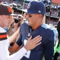 Johnny Manziel ríe el último en su duelo con Marcus Mariota