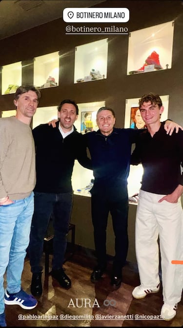 Nico Paz, cazado en Milán