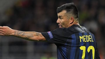 Medel celebró sus 100 partidos en Inter con inesperada goleada