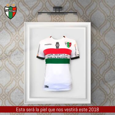 La nueva camiseta de Palestino rememora el gran título de 1978