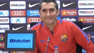 Valverde y la broma de Umtiti: "Mis jugadores tienen su gracia"