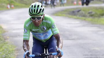 Nairo Quintana habló tras la etapa 14 de La Vuelta a España