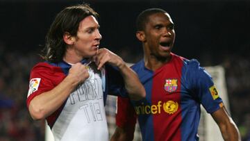 Eto'o always knew Messi would be as good as he became