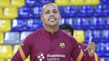 Ferrao, p&iacute;vot del Bar&ccedil;a de f&uacute;tbol sala.