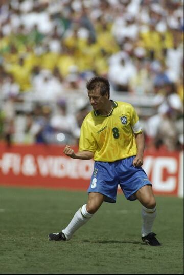 Dunga was something of an anachronism when he emerged into the Brazil side, a no-nonsense defensive midfielder with more of an industrial approach than many of his teammates in the 1994 World Cup-winning squad. Nonetheless, he captained that side and buri