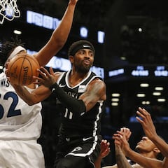 Duelo bestial: Towns (36+14) frustra la fiesta de Kyrie (50+8+7)