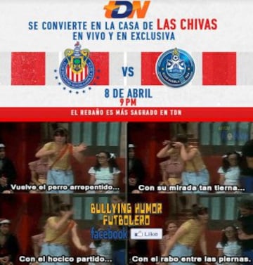 Chivas remonta gracias a Campestrini y los memes no se detienen