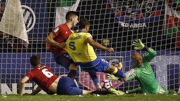 David García silencia El Sadar con un gol en el 92'