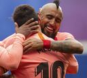 Messi elogió a Vidal: "Tuvo un primer año espectacular"