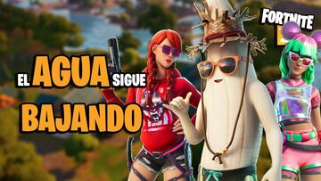 Fortnite: el agua sigue bajando; vuelven Alameda Afligida y Acantilados Arenosos