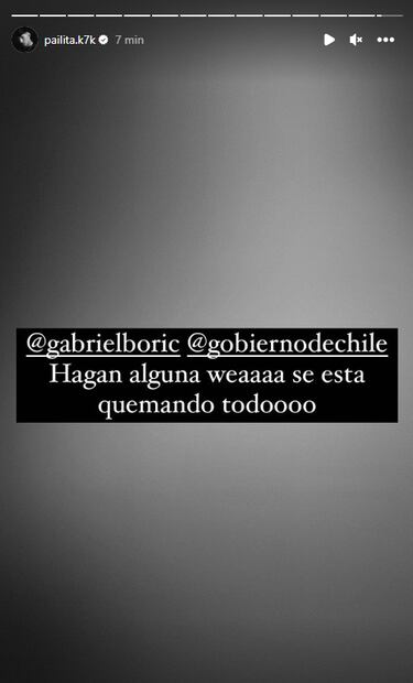 Incendios forestales: Pailita emplazó a Boric con potente mensaje