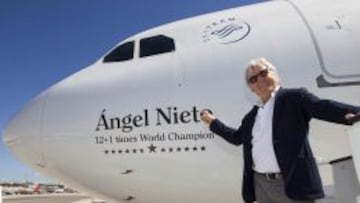 Ángel Nieto da nombre a un Airbus 330 de Air Europa