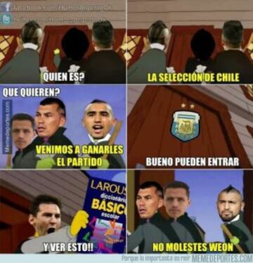 Los memes apuntaron al juego defensivo de Argentina