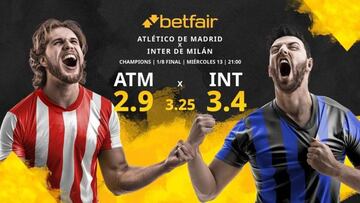 Atlético de Madrid vs. Inter de Milán: horario, TV, estadísticas, cuadro y pronósticos