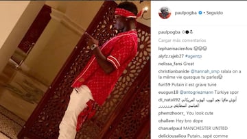 El mensaje más rojiblanco de Griezmann a Pogba