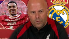 Alexander-Arnold, el Real Madrid y la pregunta del futuro a Slot: su primera reacción puede dar que hablar