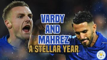 Vardy and Mahrez join Ballon d'Or elite after fairytale year