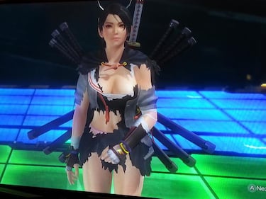 Los trajes rotos de Senran Kagura en Dead or Alive 5